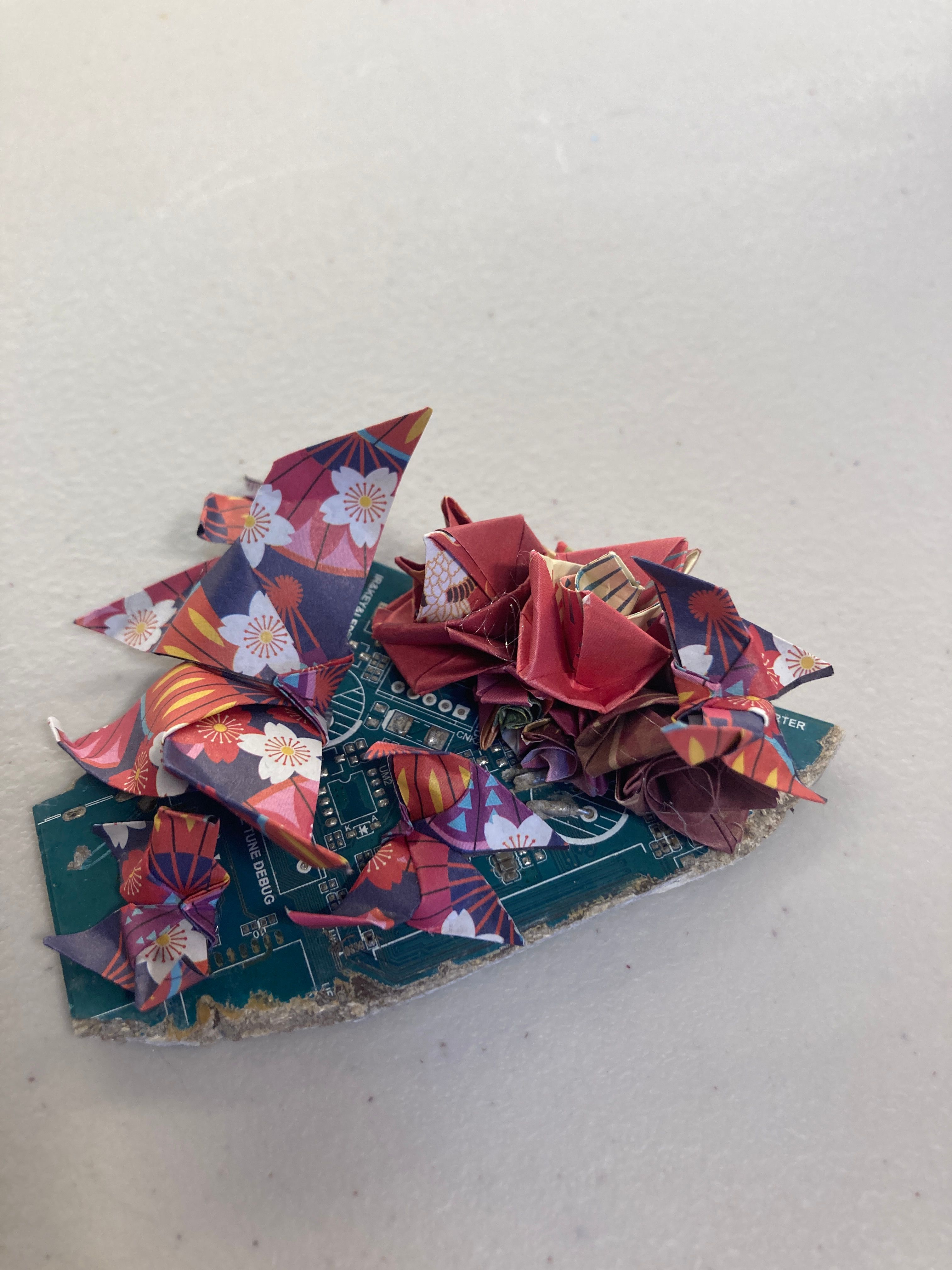Circuit Board Found Art