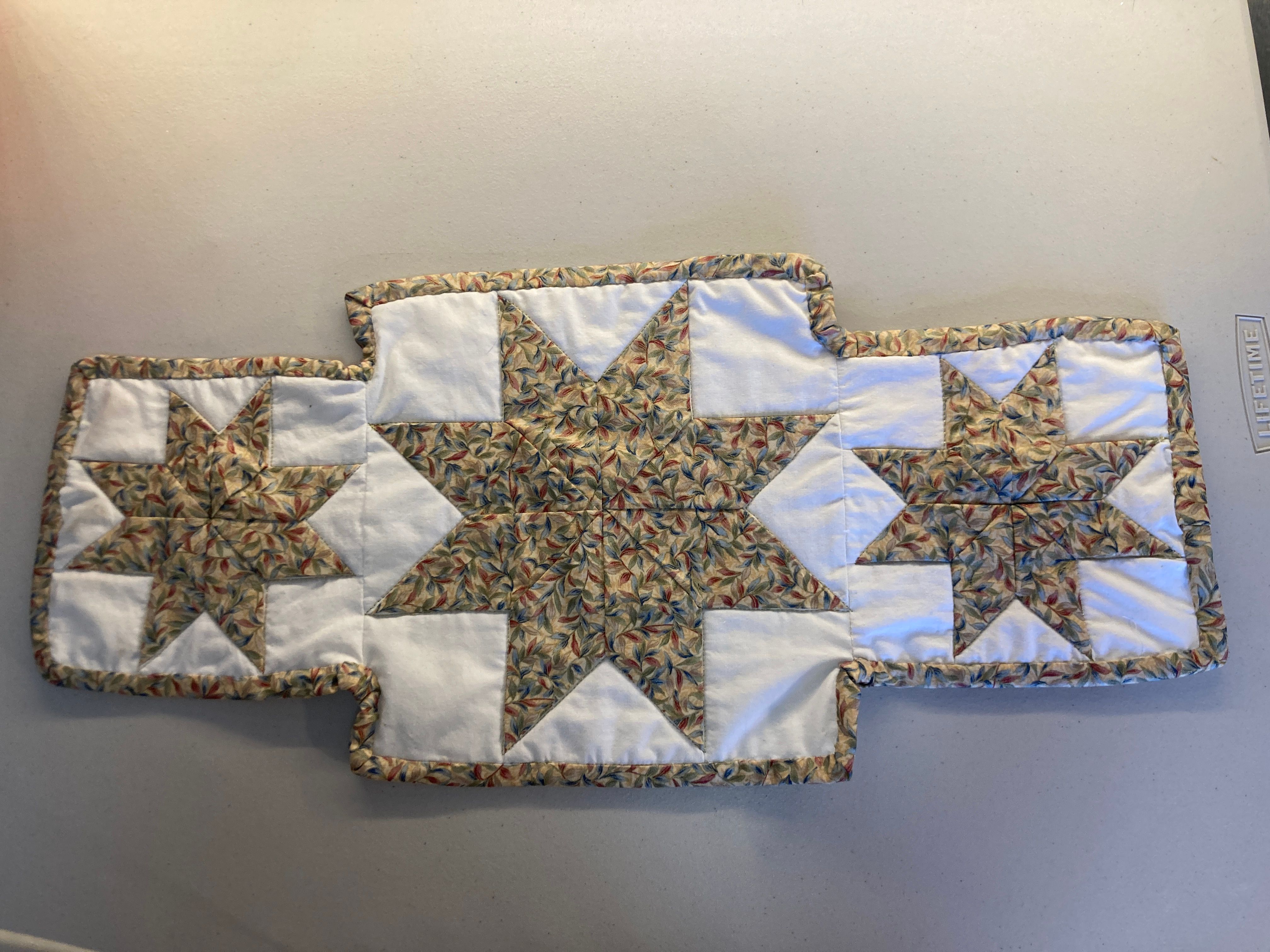 Eight Point Star Table Runner