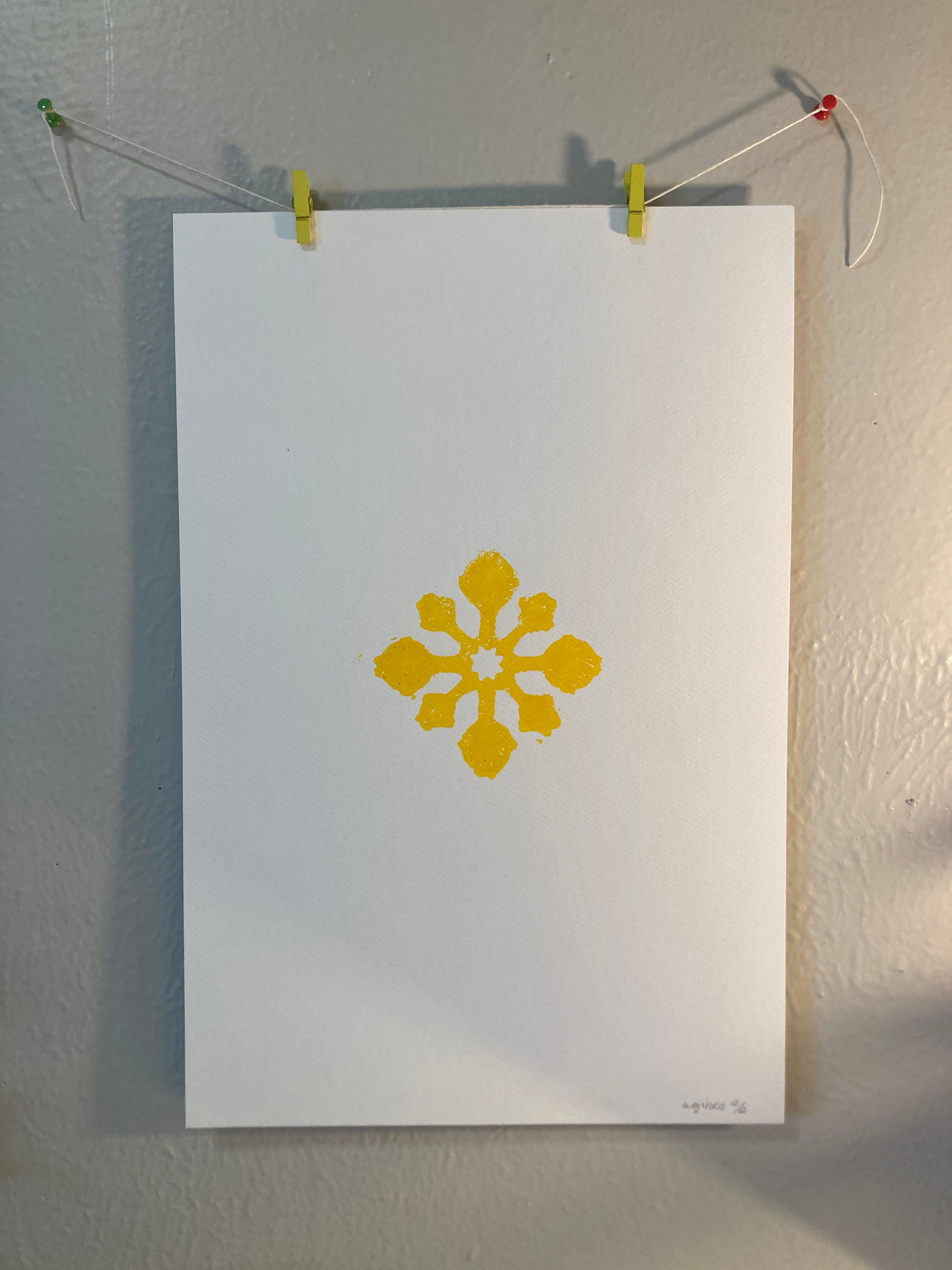 Prickly Pear Block Print